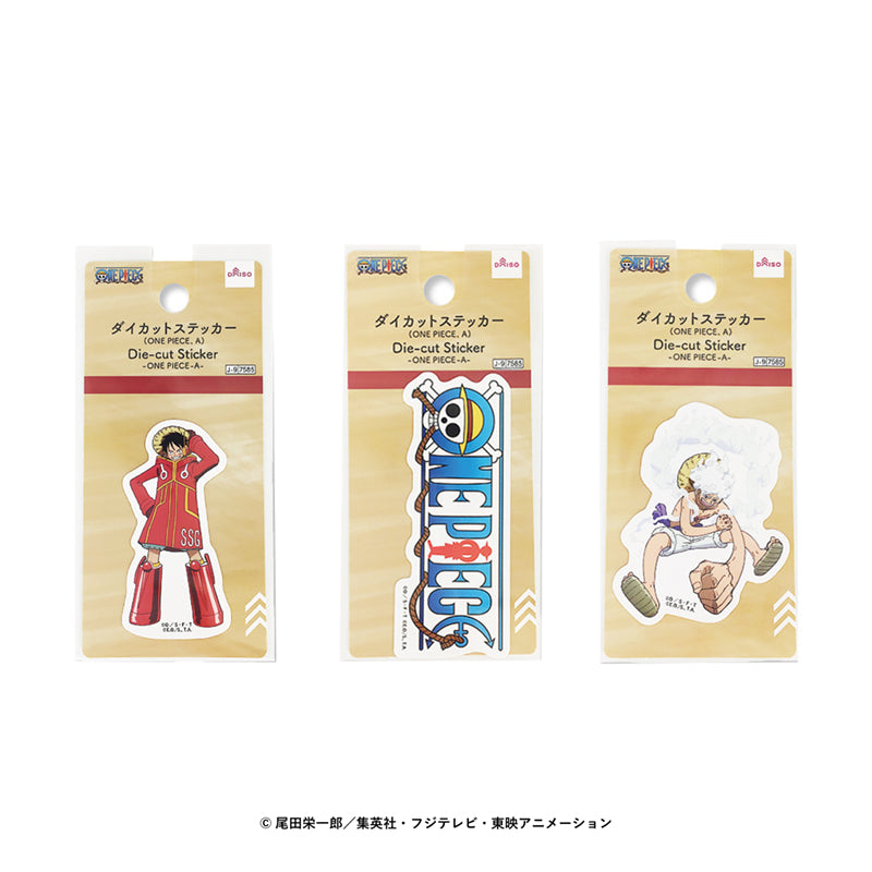 ダイカットステッカー（ＯＮＥ ＰＩＥＣＥ、Ａ） ダイソー(DAISO)