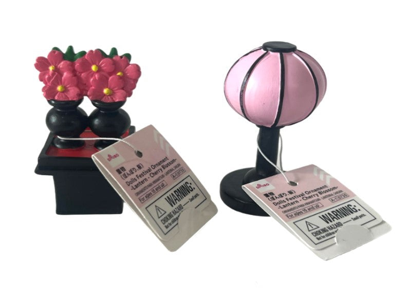 桃の節句置物（ぼんぼり、桜） ダイソー(DAISO)