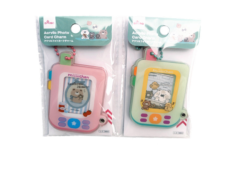 アクリルフォトカードチャーム（クマ） ダイソー(DAISO)