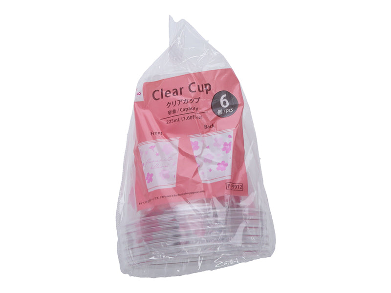 クリアカップ（さくら、６個） ダイソー(DAISO)