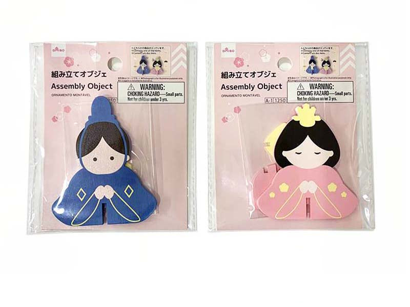 組み立てオブジェ（桃の節句） ダイソー(DAISO)