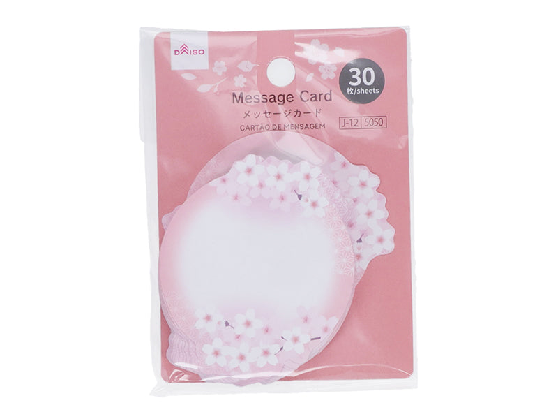 メッセージカード（和桜、３０枚） ダイソー(DAISO)