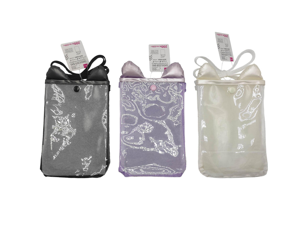 猫耳付窓開きスマホショルダーバッグ ダイソー(DAISO)