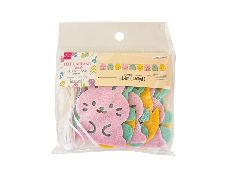 フェルトガーランド（パステル） ダイソー(DAISO)