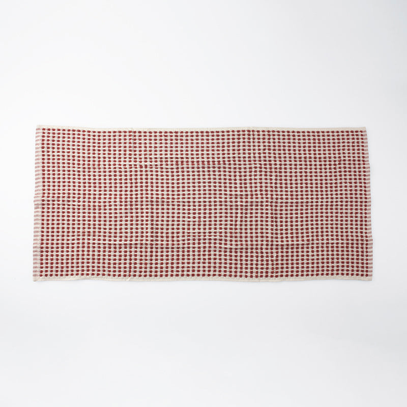 バスタオル（ドットテクスチャ、ＲＤ） ダイソー(DAISO)