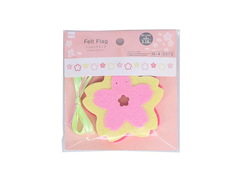 フェルトフラッグ（さくら） ダイソー(DAISO)
