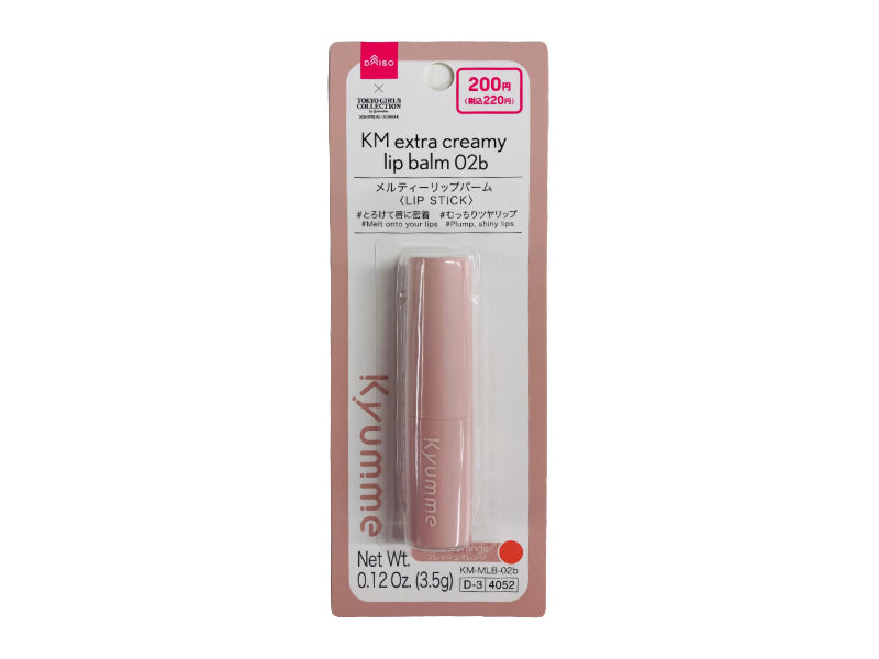 ＫＭ メルティーリップバーム ０２ｂ ダイソー(DAISO)