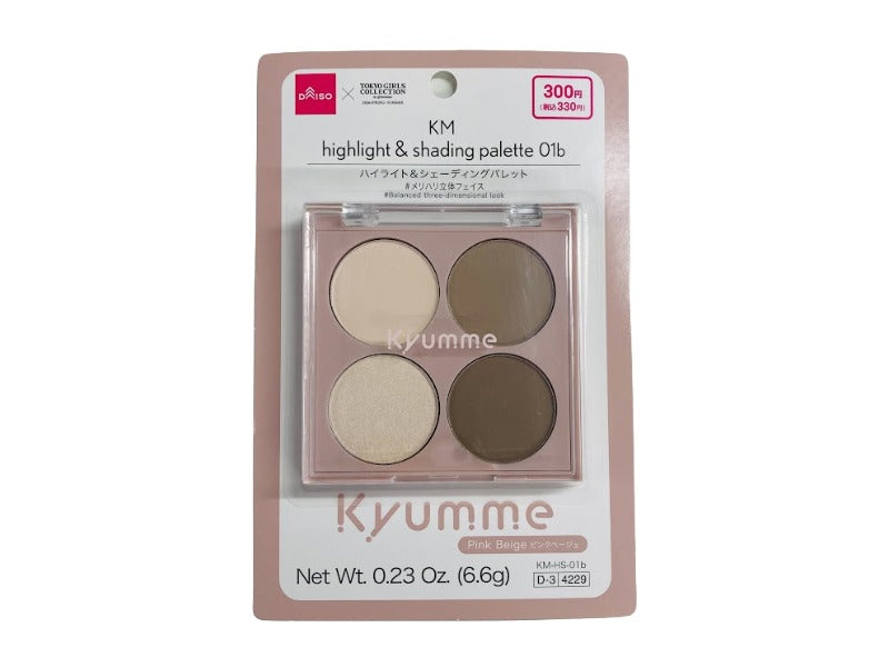 ＫＭ ハイライト＆シェーディングパレット ０１ｂ ダイソー(DAISO)