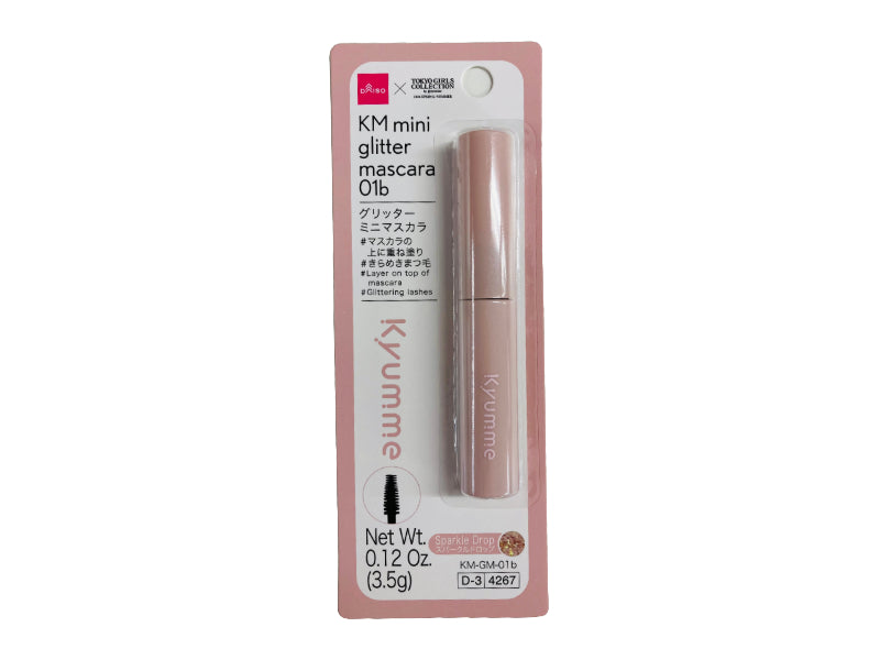 ＫＭ グリッターミニマスカラ ０１ｂ ダイソー(DAISO)