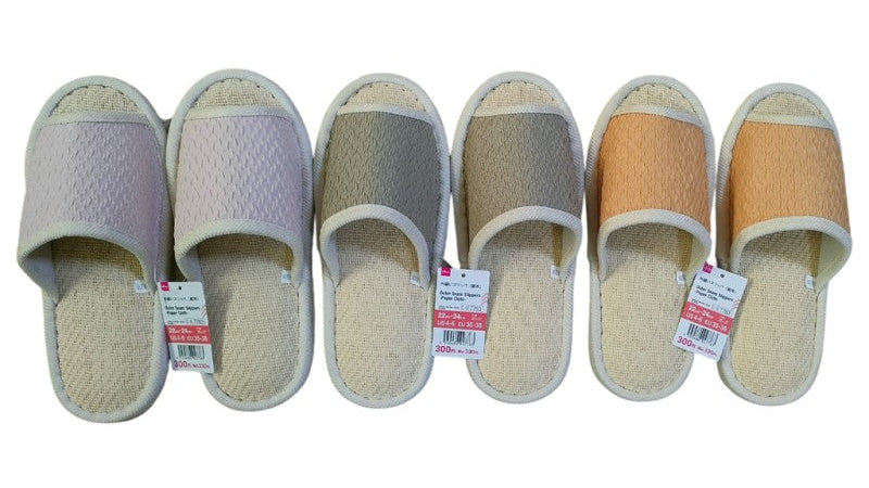 外縫いスリッパ（紙布） ダイソー(DAISO)