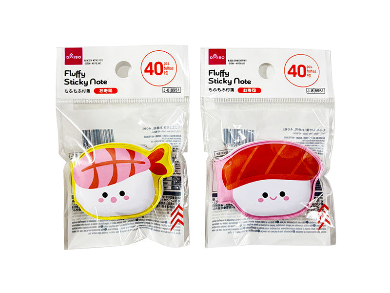 もふもふ付箋（お寿司、４０枚） ダイソー(DAISO)