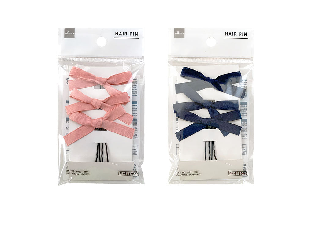 Ｕピン（Ｂ、リボン、３個） ダイソー(DAISO)