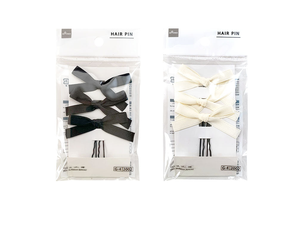 Ｕピン（Ａ、リボン、３個） ダイソー(DAISO)