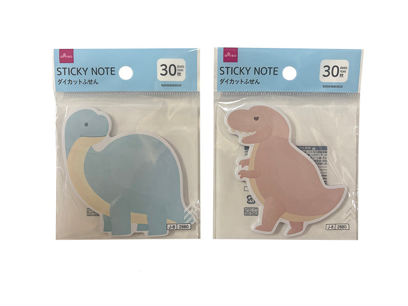 ダイカットふせん（恐竜、Ａ、３０枚） ダイソー(DAISO)