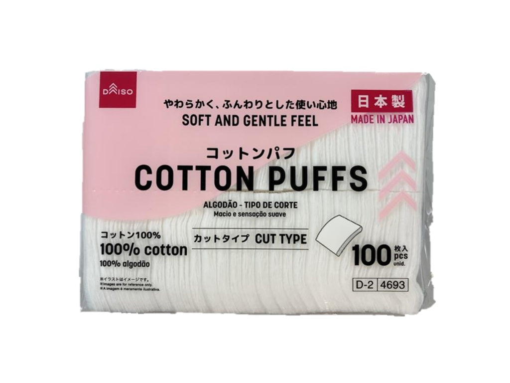 コットンパフ（カットタイプ、１００枚） ダイソー(DAISO)