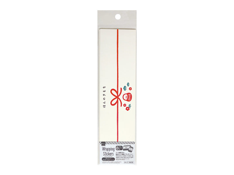 ラッピングシール（３６、のし、だるま） ダイソー(DAISO)