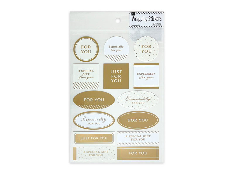 ラッピングシール（２、シンプル） ダイソー(DAISO)