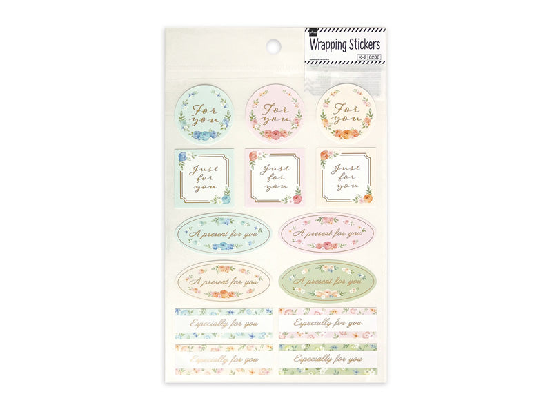 ラッピングシール（３、フェミニン） ダイソー(DAISO)