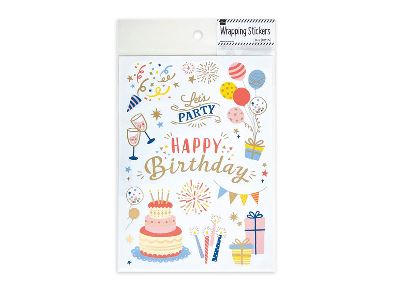 ラッピングシール（４、Ｂｉｒｔｈｄａｙ） ダイソー(DAISO)