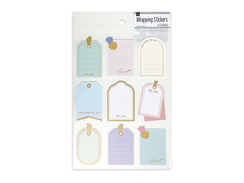 ラッピングシール（７、タグ） ダイソー(DAISO)