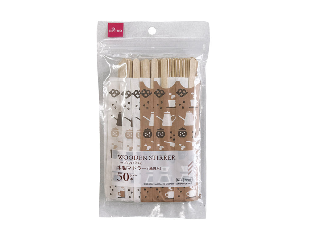 木製マドラー（５０本、紙袋入） ダイソー(DAISO)