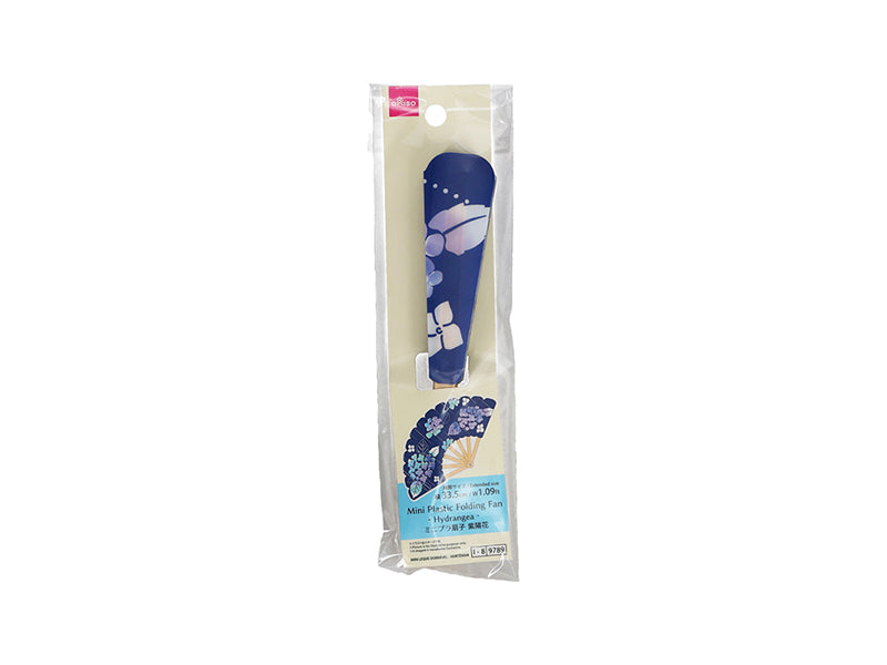 ミニプラ扇子（紫陽花） ダイソー(DAISO)