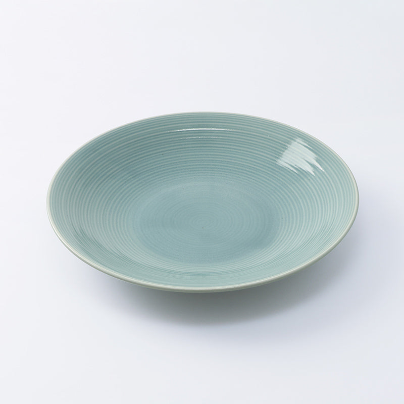 皿（Ｓｌｅｅｋ Ｄｉｓｈ、浅葱） ダイソー(DAISO)