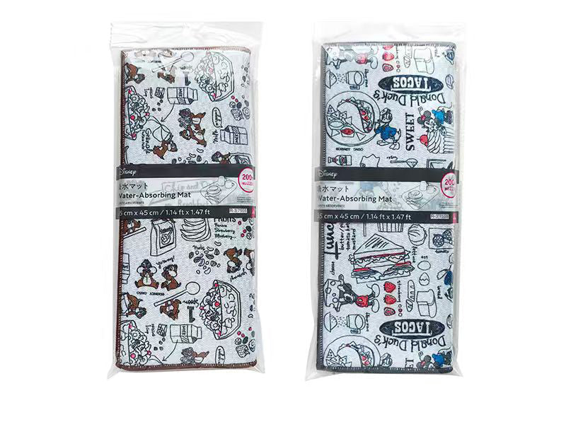 吸水マット（ミッキー＆フレンズ）ＤＣ１０ ダイソー(DAISO)