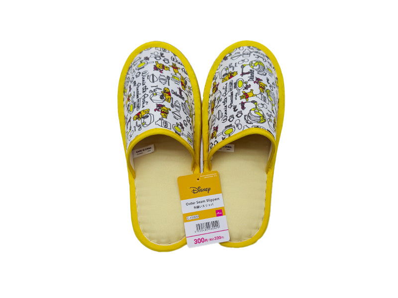 外縫いスリッパ（くまのプーさん）ＤＣ１０ ダイソー(DAISO)