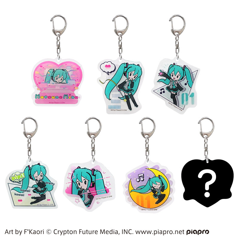 初音ミク アクリルキーホルダー プチシリーズ ダイソー(DAISO)