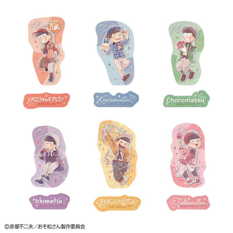 おそ松さん ステッカー ２枚 メモ松 ダイソー(DAISO)