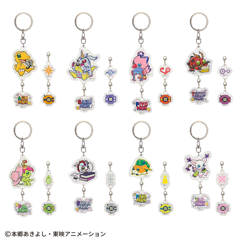 デジモンアドベンチャー 連結アクリルキーホルダー ダイソー(DAISO)