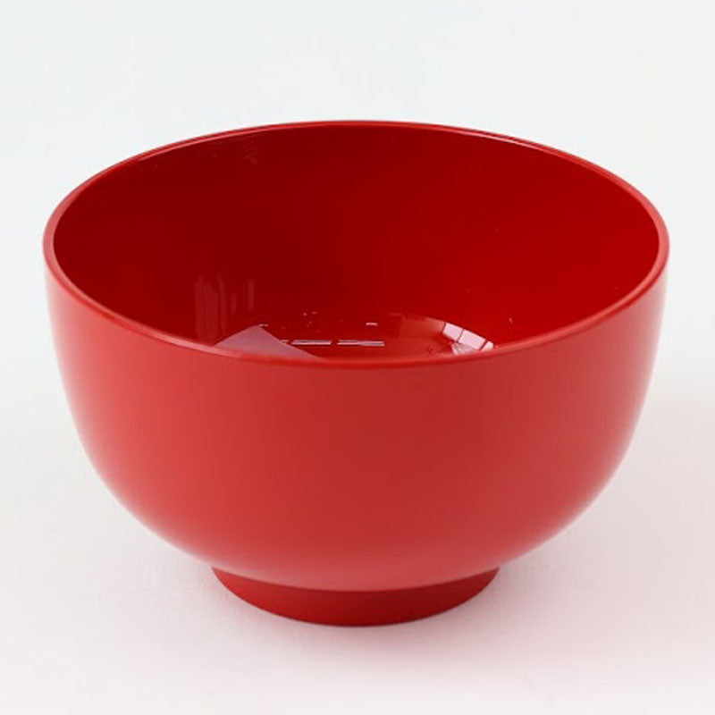 汁椀深型朱 ダイソー(DAISO)
