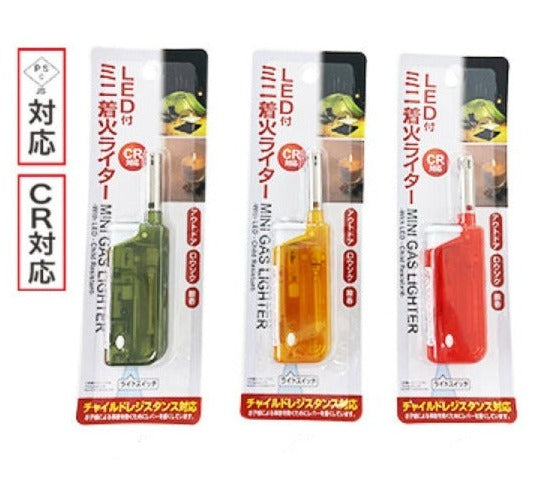 ミニ着火ライター（ＬＥＤ付、ＣＲ対応） ダイソー(DAISO)