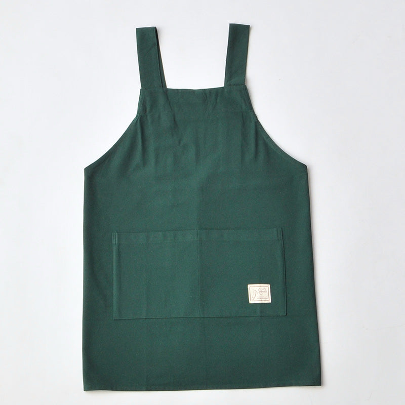 無地カラーＨ型エプロン（カーキ） ダイソー(DAISO)