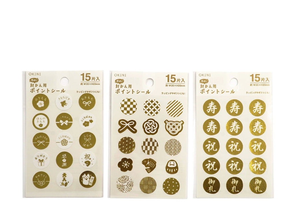 封かん用ポイントシール １５Ｐ ダイソー(DAISO)