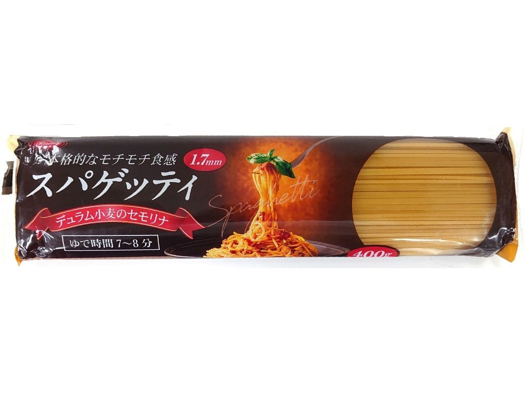 ライジング 本格的なモチモチ食感スパゲッティ１．７ｍｍ ４００ｇ ダイソー(DAISO)