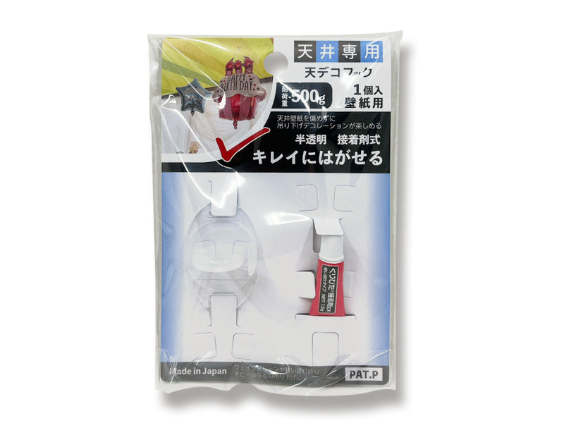 天デコフック １個入 壁紙用 耐荷重５００ｇ ダイソー(DAISO)