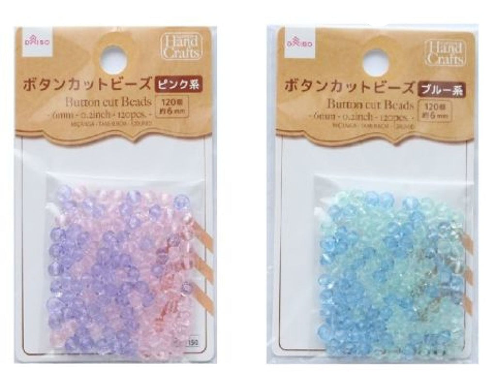ボタンカットビーズ（１２０個） ダイソー(DAISO)