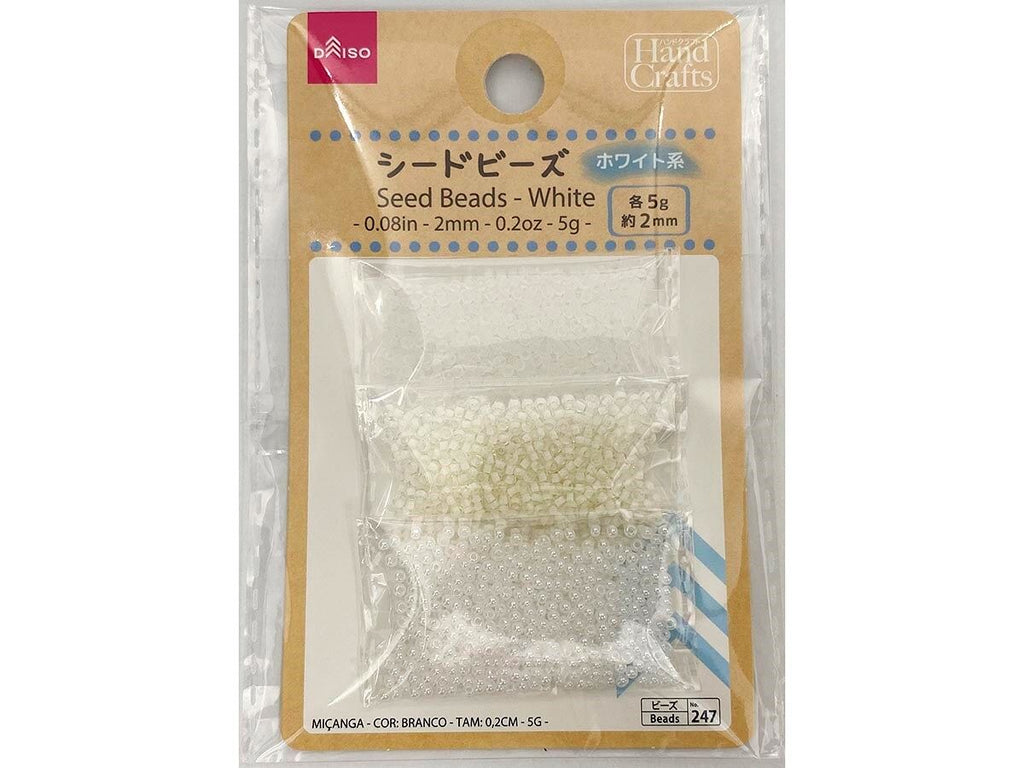 シードビーズ（ホワイト系） ダイソー(DAISO)