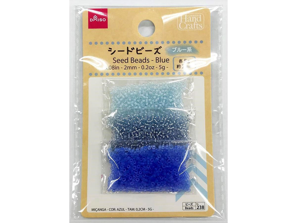 シードビーズ（ブルー系） ダイソー(DAISO)