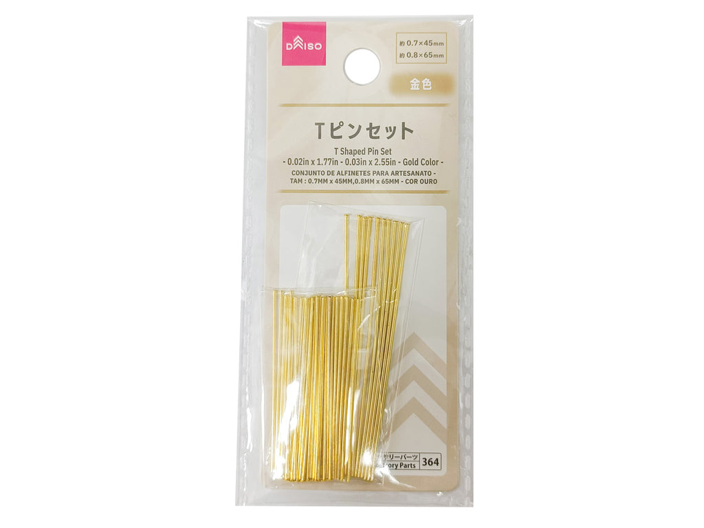 Ｔピンセット（金色） ダイソー(DAISO)
