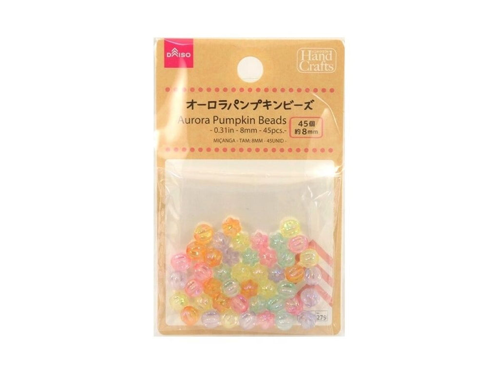 オーロラパンプキンビーズ （４５個） ダイソー(DAISO)