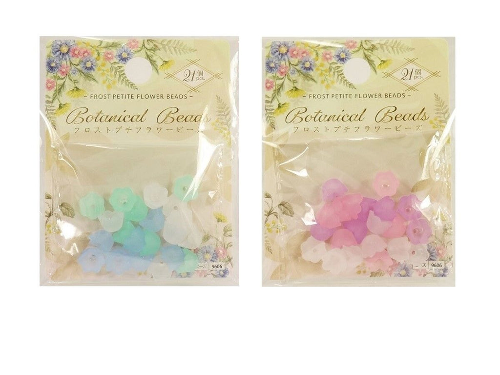 フロストプチフラワービーズ（２１個） ダイソー(DAISO)
