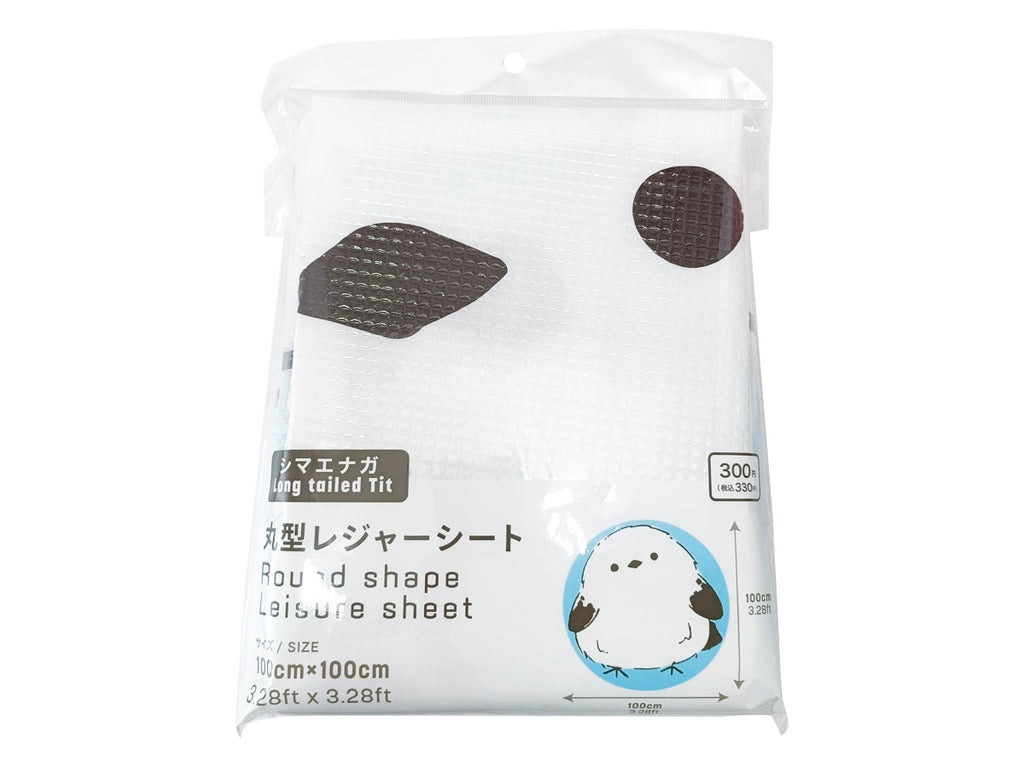 丸型レジャーシート（シマエナガ） ダイソー(DAISO)