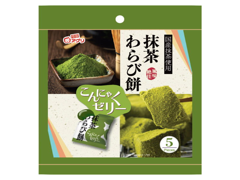 雪国アグリ 抹茶わらび餅こんにゃくゼリー ８０ｇ ダイソー(DAISO)