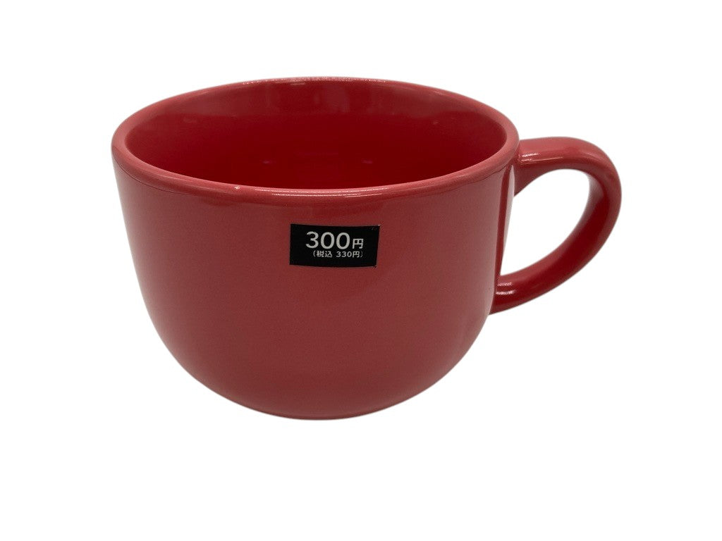 片手スープマグレッド３５０ｍｌ ダイソー(DAISO)