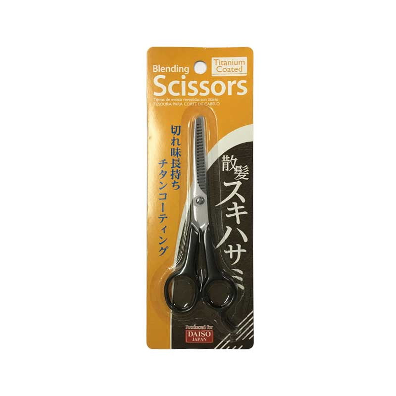 チタンコーティング散髪スキハサミ ダイソー(DAISO)