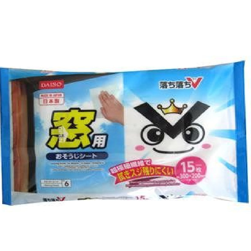 落ち落ちＶ窓用おそうじシート１５枚入 ダイソー(DAISO)