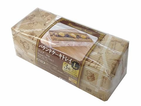 パウンドケーキトレイ（マップ、３枚） ダイソー(DAISO)